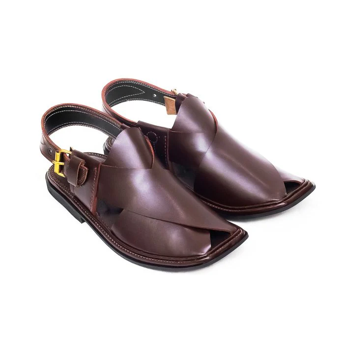 Handmade Brown Charsadda Chappal