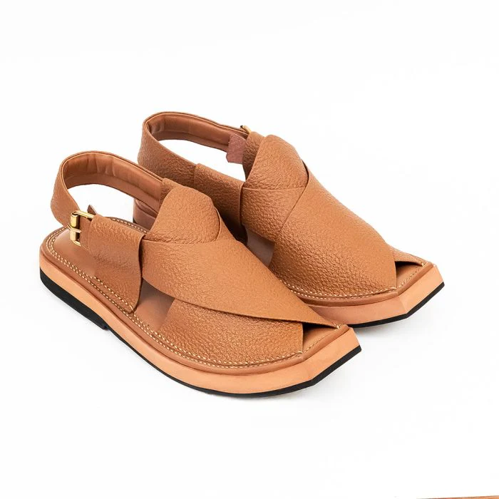 Kaptaan Chappal with Mustard Doted - Image 2