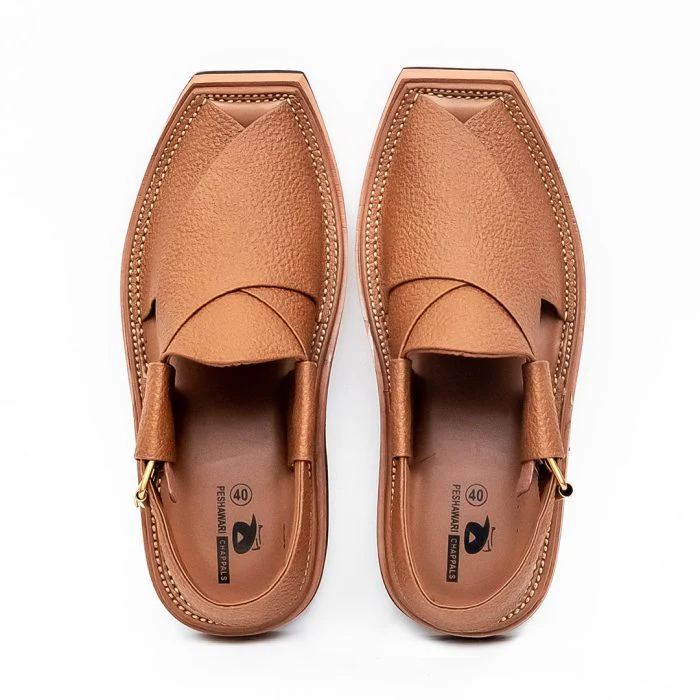 Kaptaan Chappal with Mustard Doted - Image 4